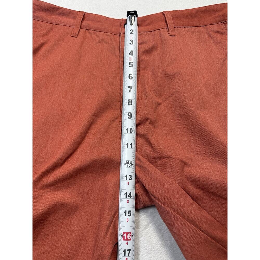 Volcom Corps Class Shorts Rust Red Cotton Twill C… - image 4